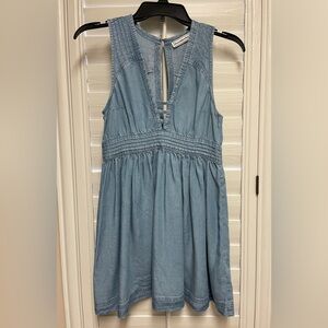 Abercrombie & Fitch Blue Soft Denim Dress - Size 2 Petite
